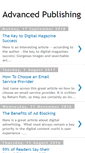 Mobile Screenshot of blogs.advancedpublishing.com